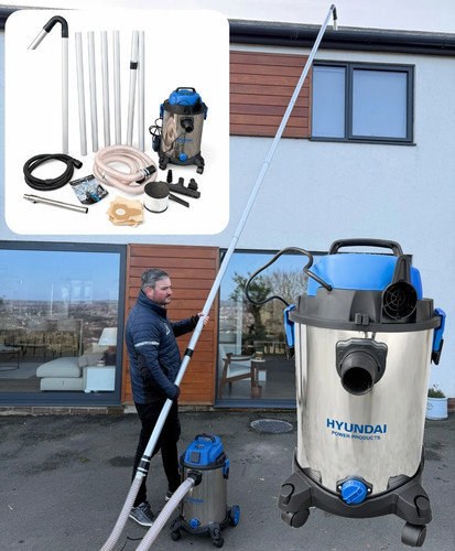 Gutter vacuum kit - gutter,